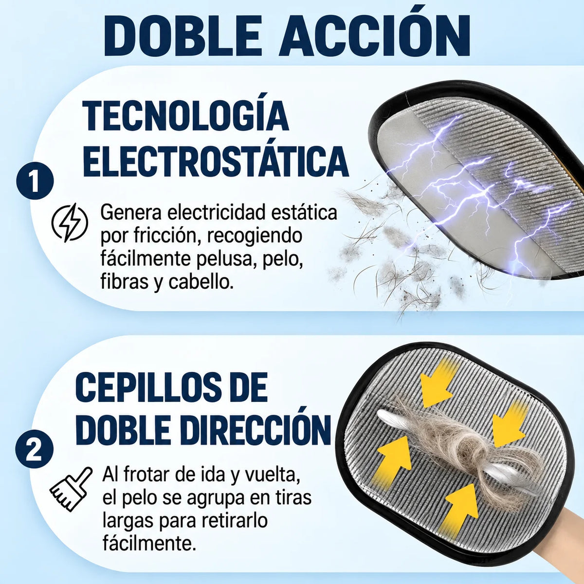 PetClean · Guante Atrapapelos para Pelo Incrustado