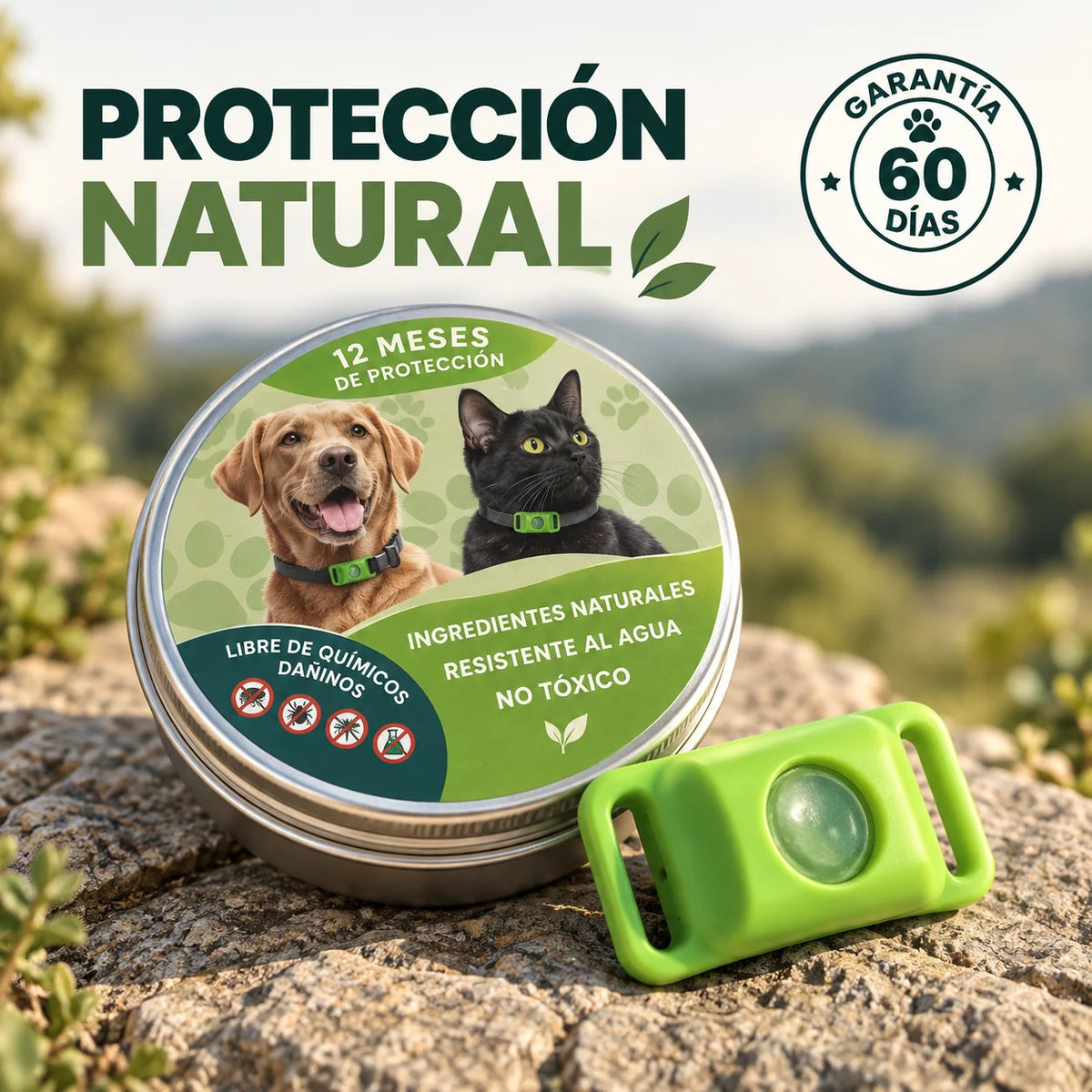 PetShield · Protección contra pulgas y garrapatas